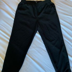 Madewell cropped elastic waist pants